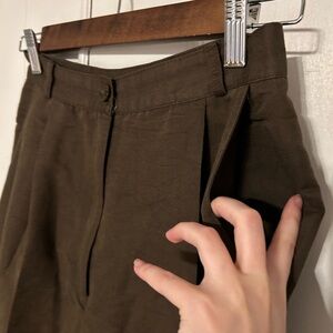 Vintage olive green trousers